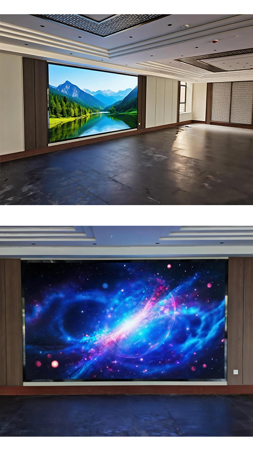 Using an indoor small-pitch LED solution